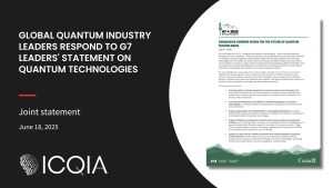 Global Quantum Industry Leaders Respond to G7 Leaders' Statement on Quantum Technologies