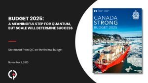 Budget 2025: A Meaningful Step for Quantum, but Scale Will Determine Success